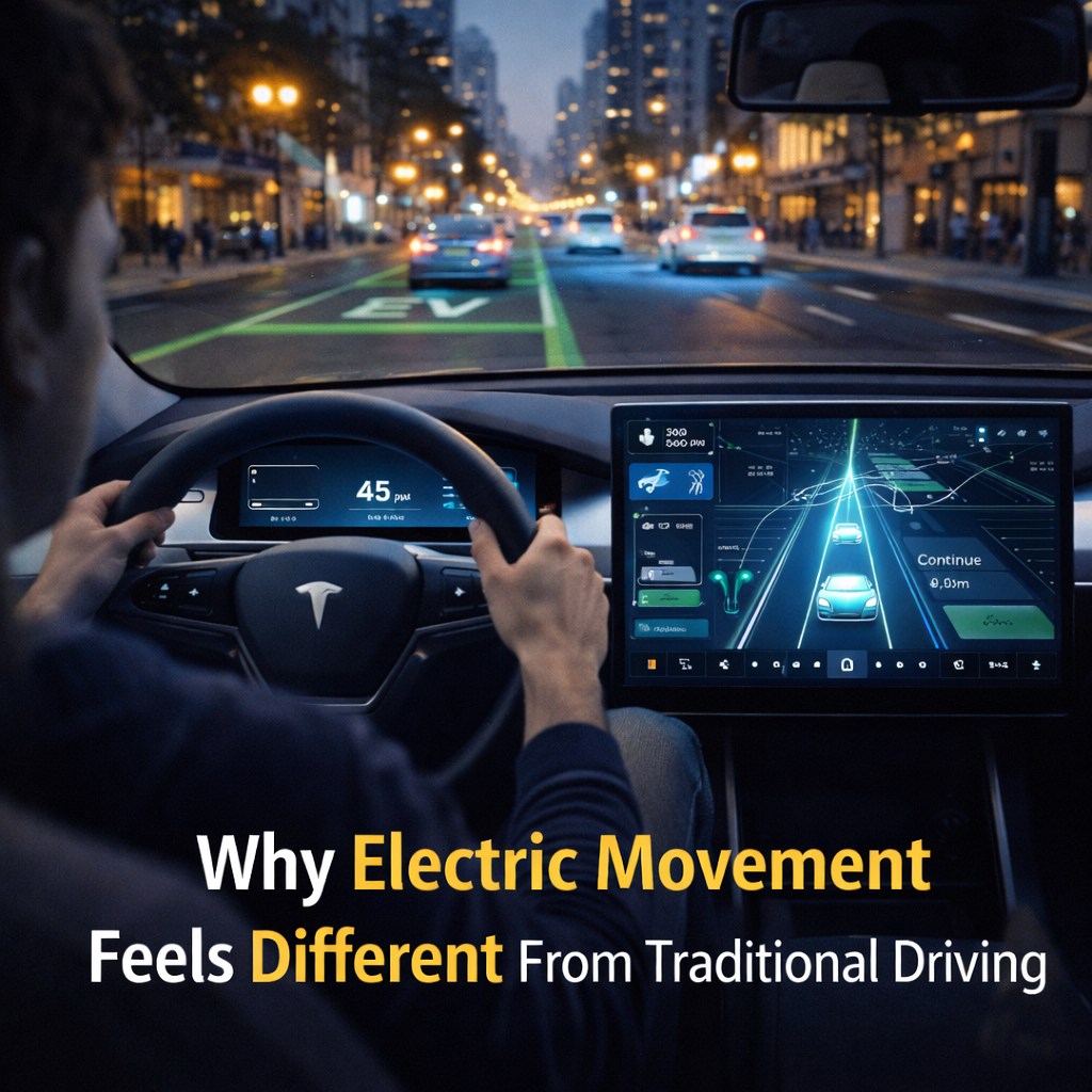 Why Electric Movement Feels Different From Traditional Driving